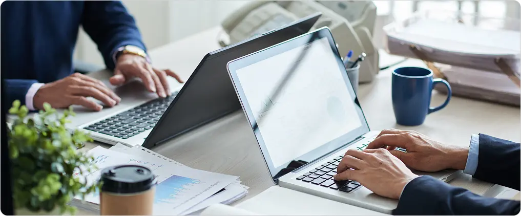 Vision - People working on laptops